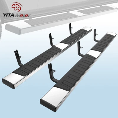 for 2015-2025 Chevy Colorado Crew Cab 6" Running Boards Side Step Nerf Bars - Image 1 of 4