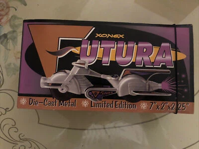 LIMITED EDITION DIE CAST METAL XONEX FUTURA MOTORCYCLE 7" x 2" x 2.25" MIB - Image 1 of 4