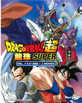 DVD Dragon Ball Super Complete TV Series Vol.1-131 End + 3 Movies English Dubbed - Image 1 of 4