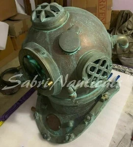 Copper Antique Morse Scuba Diving Divers Helmet Brass Boston Deep Sea SCA Gift - Picture 1 of 6