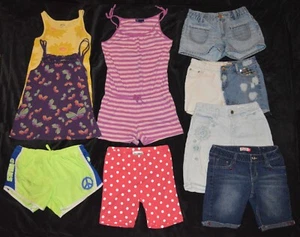 Gap Kids + Girls Summer Clothing - Tanks Shorts Romper Lot XL 12 - Picture 1 of 1