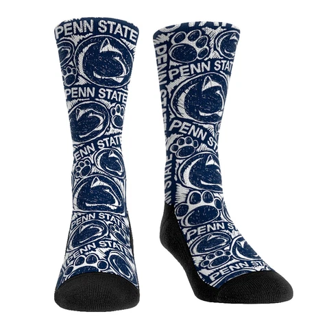 NEW! Rock Em Socks Penn State Nittany Lions Crew Socks Cover