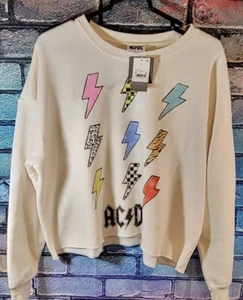 Women's Large Grayson/Treads, AC DC, Fleece Sweatshirt, Long sleeve New w/ Tags - Picture 1 of 5