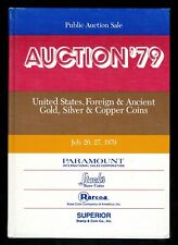 1979 Auction ‘79. Paramount Numismatic Services, Inc; Stack’s Rare Coins