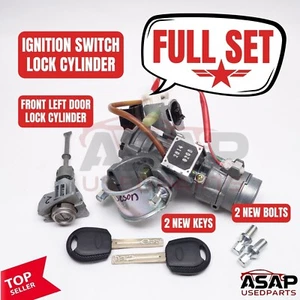🌶️ IGNITION SWITCH + LEFT DOOR LOCK CYLINDER + 2 KEYS HYUNDAI TUCSON 2012-2015 - Picture 1 of 11