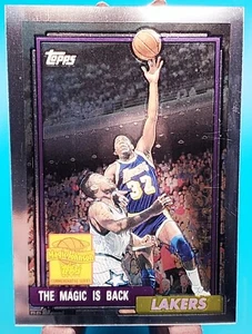 2000-01 Topps Chrome Commemorative Series Reprints MAGIC JOHNSON #54 HOF Lakers - Picture 1 of 2