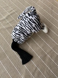 Butthead Covers Golf Club Cover White Tiger Butt Sock Black White NWT - Picture 1 of 4