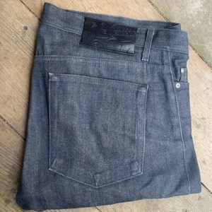 Naked & Famous Japanese Selvedge Jeans Size 38 Gray - Picture 1 of 5