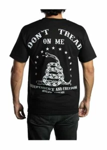 Camiseta Outlaw Threadz Don't Tread On Me Snake America EE. UU. Freedom Patriot MT118 - Imagen 1 de 3