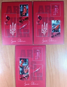 FDC Cardmax Ucrania 2025 "ARTE vs GUERRA. James Colomina" SET 3 cartas - Imagen 1 de 3