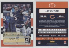 2015 Panini Donruss Press Proof Gold /10 Jay Cutler #2