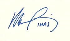 Kirk Pengilly Vocals Guitarist INXS Rock Music Autographed Signed Index Card