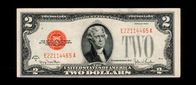 1928 G $2 United States Note Lightly Circulated Free shipping {C220} - Image 1 of 2