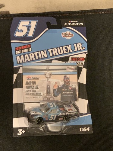 MARTIN TRUEX JR 2021 BRISTOL DIRT WIN RACED VERSION AUTO OWNERS 1/24 ACTION - Foto 14