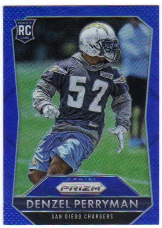 2015 Panini Prizm Rookies Blue Prizm Refractor RC #226 Denzel Perryman Chargers - Image 1 of 1