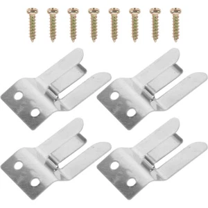 4 Pcs Microphone Hook Stand Clip Holder Universal Clips for Stands Adjustable - Zdjęcie 1 z 12