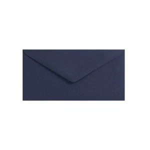 110 x 220 Sobre DL Azul Oscuro | Goma | 120gsm V-Flap Sobre Azul Marino - Imagen 1 de 3