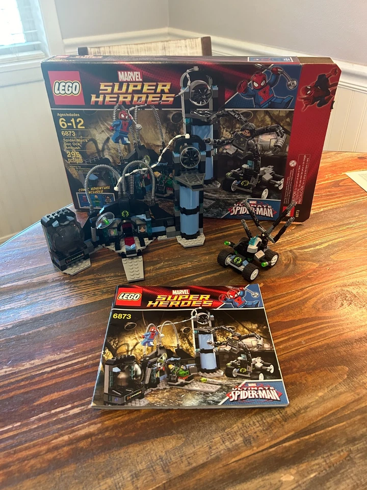 LEGO Marvel Super Heroes 6873 Spider- DOC OCK EMBOSCADA --Incompleto sem minifiguras - Imagem 1 de 4