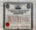 Hudson and St. Lawrence Railroad - Railroad Bonds with coupons