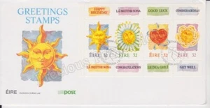 EIRE IRELAND UNADDRESSED FDC FIRST DAY COVER 1994 GREETINGS STAMPS SHEET - Picture 1 of 1