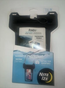 Nite Ize Runoff Phone Case Waterproof Charcoal Touch Friendly ROPC-09-R8 - Picture 1 of 2