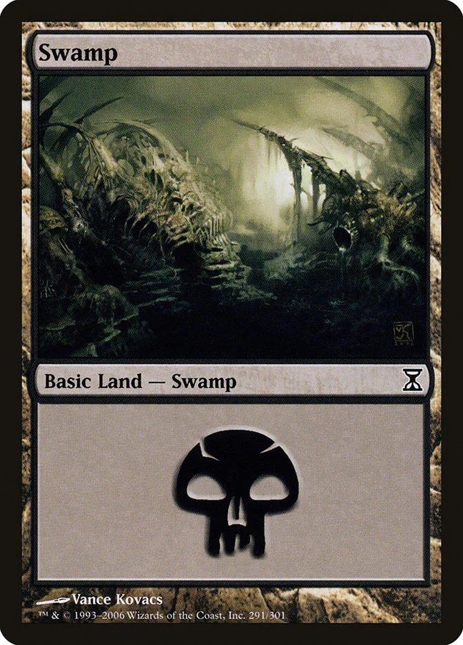 Swamp (291) [Time Spiral] Magic MTG - Image 1 of 1