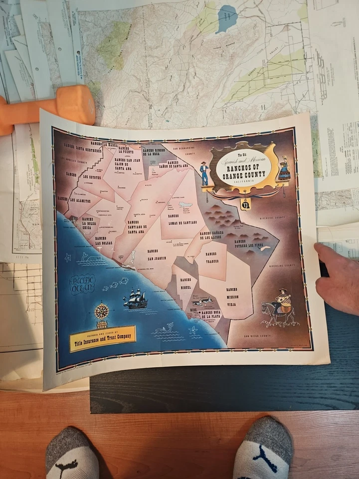 Ranchos españoles y mexicanos del Condado de Orange - 1955 Foto 1 de 2