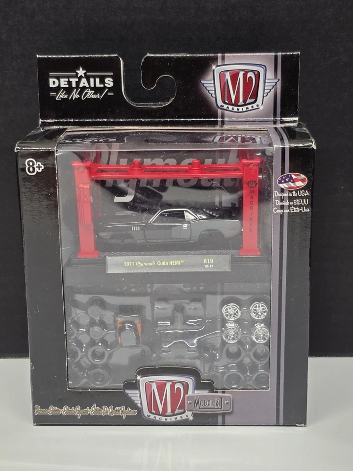 M2 Machines Model Kit 1955 Chevrolet Bel Air Hardtop Custom R24 1 64