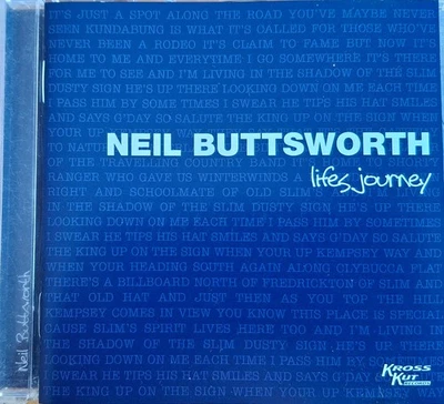 Neil Buttsworth - Lifes Journey 2011 Aussie 18 Track CD EX - image 1 of 2