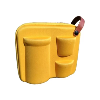 ZENS Travel Tea Set 2 Person Portable Teapot Infuser Mobile Glass W/ Padded Case - Image 1 of 4