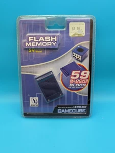 Tarjeta de memoria flash Nintendo GameCube 59 bloques interactúan nueva sellada nueva en paquete - Imagen 1 de 2