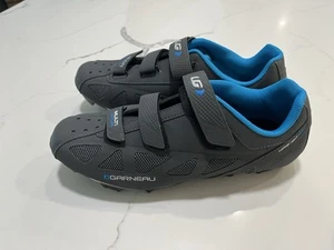 Louis Garneau HRS-80 Multi Air Flex Cycling Clip-In Shoes Biking Womens 39 Gray - Picture 1 of 4