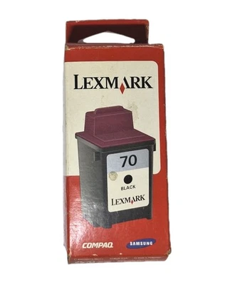 Lexmark Ink Jet 12A1970 Black Ink For Samsung HP Canon One Cartridge Unused - Image 1 of 4