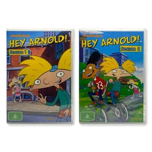 Hey Arnold! Complete Season 1 & 2 DVDs - Region 4, NTSC - New & Sealed *READ* - Picture 1 of 24