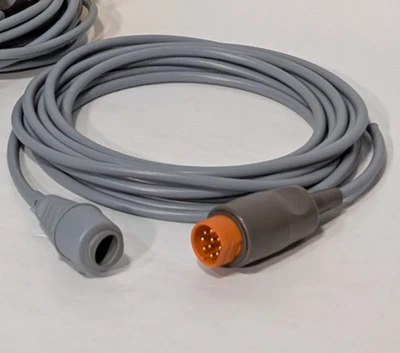 0395-2329 Cable de interfaz conector transductor a monitor (10 pines), 7279/SIE-4 Foto 1 de 4