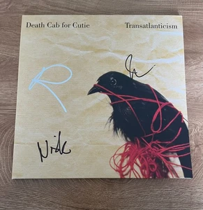 * DEATH CAB FOR CUTIE * signed vinyl album * TRANSATLANTICISM * BEN GIBBARD - Picture 1 of 2