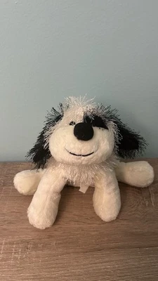 Плюшевая игрушка-животное Ganz Webkinz черно-белая нахальная собака HM192 8 дюймов без кода - Изображение 1 из 4