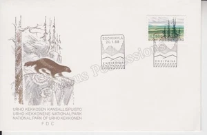ALAND FDC FIRST DAY COVER STAMP SET 1988 NATIONAL PARK OF URHO KEKKONEN - Picture 1 of 1