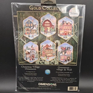 Dimensions Gold Christmas Village Ornaments 8785 NEW Cross Stitch - Picture 1 of 9