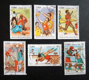 sCUBA Sc# 3198-3203 BARCELONA OLYMPICS Boxing CPL SET of 6  1990 used cto - Bild 1 von 1