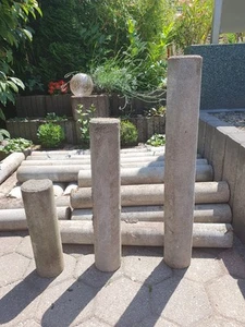 Rundpalisaden Beton Durchmesser 6 cm - Bild 1 von 1