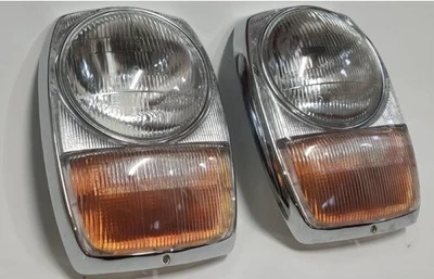 Scheinwerfer USA links + rechts original H4 Bosch Lampen für Mercedes W115 NEU - Bild 1 von 4