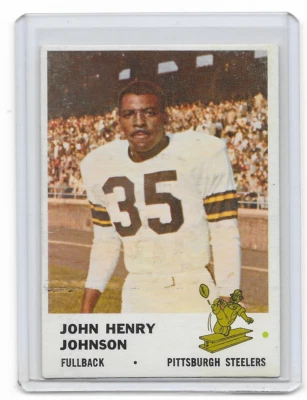 1961 Fleer JOHN HENRY JOHNSON #118 Pittsburgh Steelers HOF - Image 1 of 2