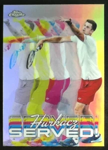 2024 Topps Chrome Hubert Hurkacz #SER-HH TENNIS PTPA servito! - Foto 1 di 2