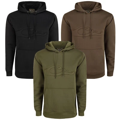 Drake Waterfowl Back Eddy Embossed Hoodie - Image 1 of 4