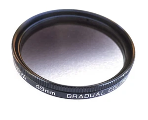 49mm Hoya Gradual Color GREY Filter - NEW - Picture 1 of 2