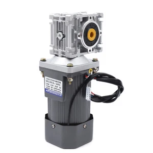 New Low Noise Worm Gear Reducer Gearbox Motor AC 110V 120W Gearmotor Worm US - Picture 1 of 17