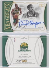 2021 National Treasures NBA Greats Signatures Gold /10 David Thompson Auto HOF