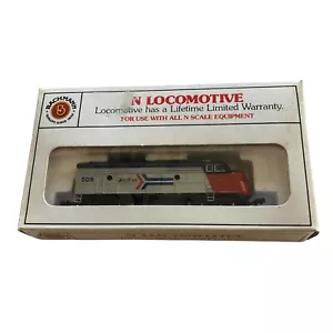 N SCALE BACHMANN #61555 EMD F9 DIESEL LOCOMOTIVE AMTRAK #505 w/Box Instructions - Picture 1 of 12