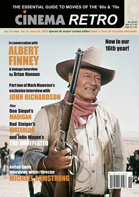 CINEMA RETRO #46 JOHN WAYNE WATERLOO MADIGAN ALBERT FINNEY "LOST" INTERVIEW